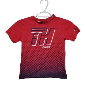 Tommy Hilfiger Kids Red T-Shirt Size 5